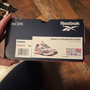 Reebok steel toe work gym shoes